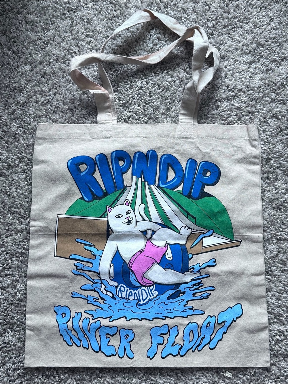 RIPNDIP River Float canvas like tote bag